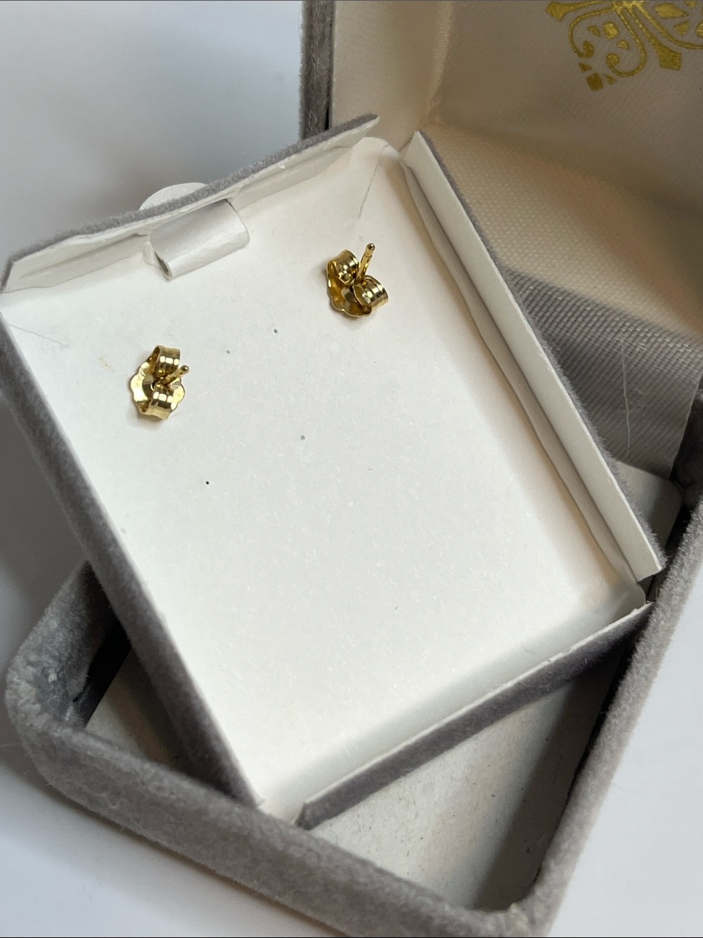 Pink/Lavender Pearl Stud & Gold Earrings - Elegant Women's Jewelry - Picture 2 of 6